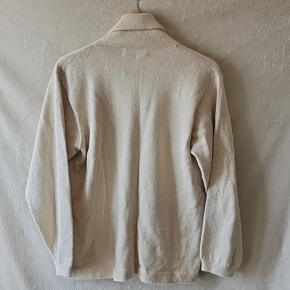 Patchwork Mixed Media Artelana 100% Alpaca Wool Cardigan Sweater S/M - Picture 5 of 5